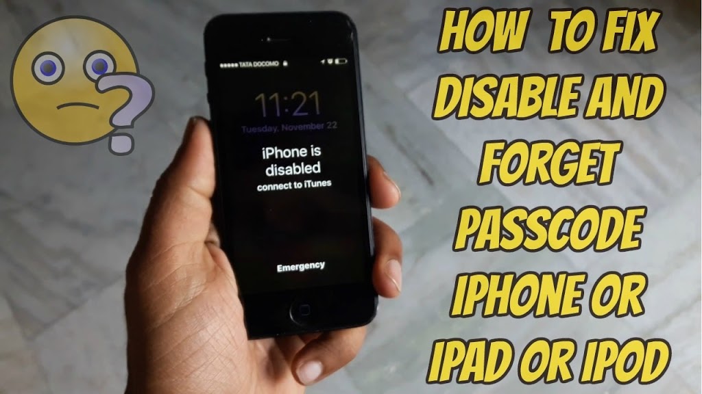 how to fix disable iphone unlock and fix connect to itunes