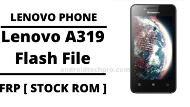 lenovo a319 flash file tool download