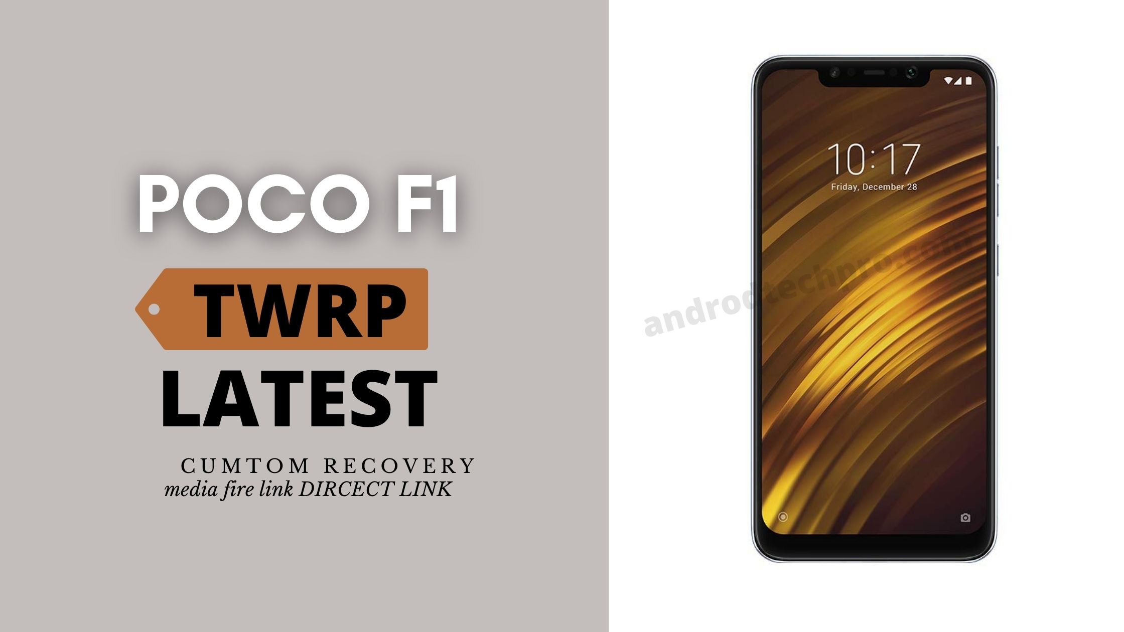 poco F1 twrp recovery download