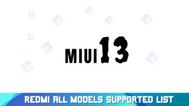 redmi phone miui 13 model list
