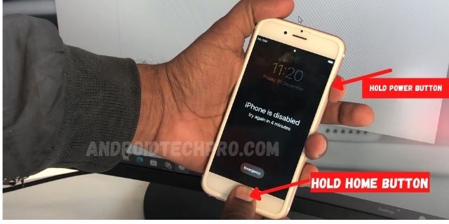 how to put iphone 6s in dfu mode with home button